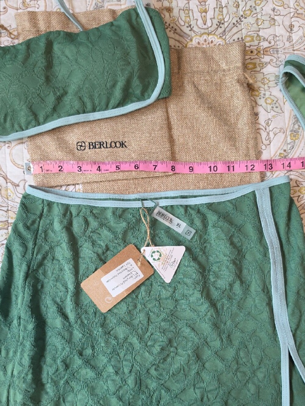 Dark Green Full Coverage Bikini Bottoms-only - Picture 11 of 14